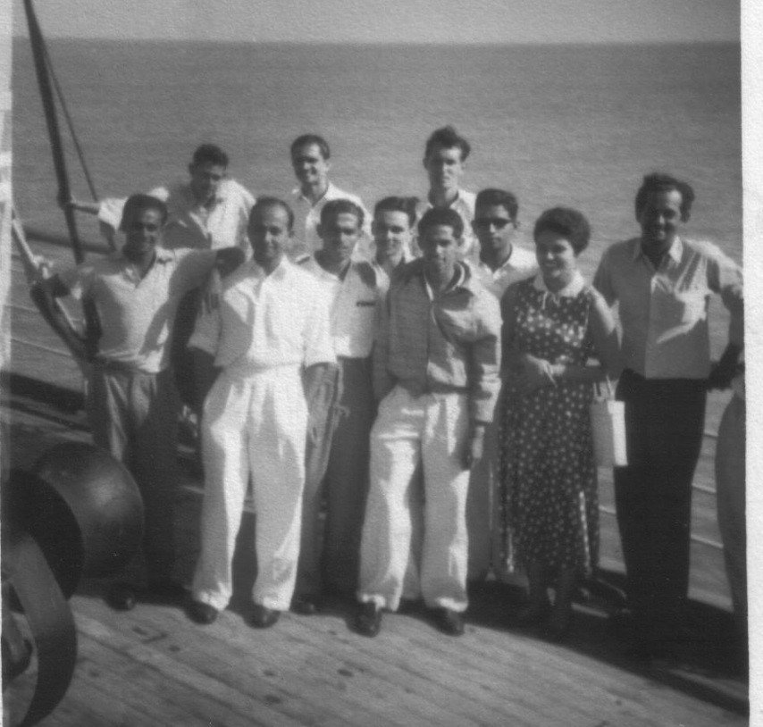 On board a ship to Madras