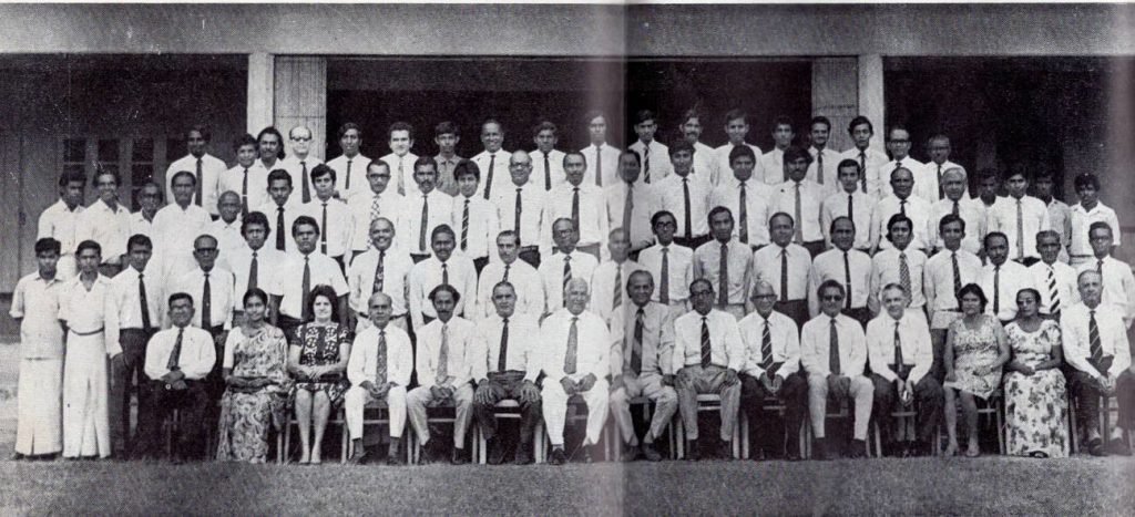 Part of membership and staff, July 1973